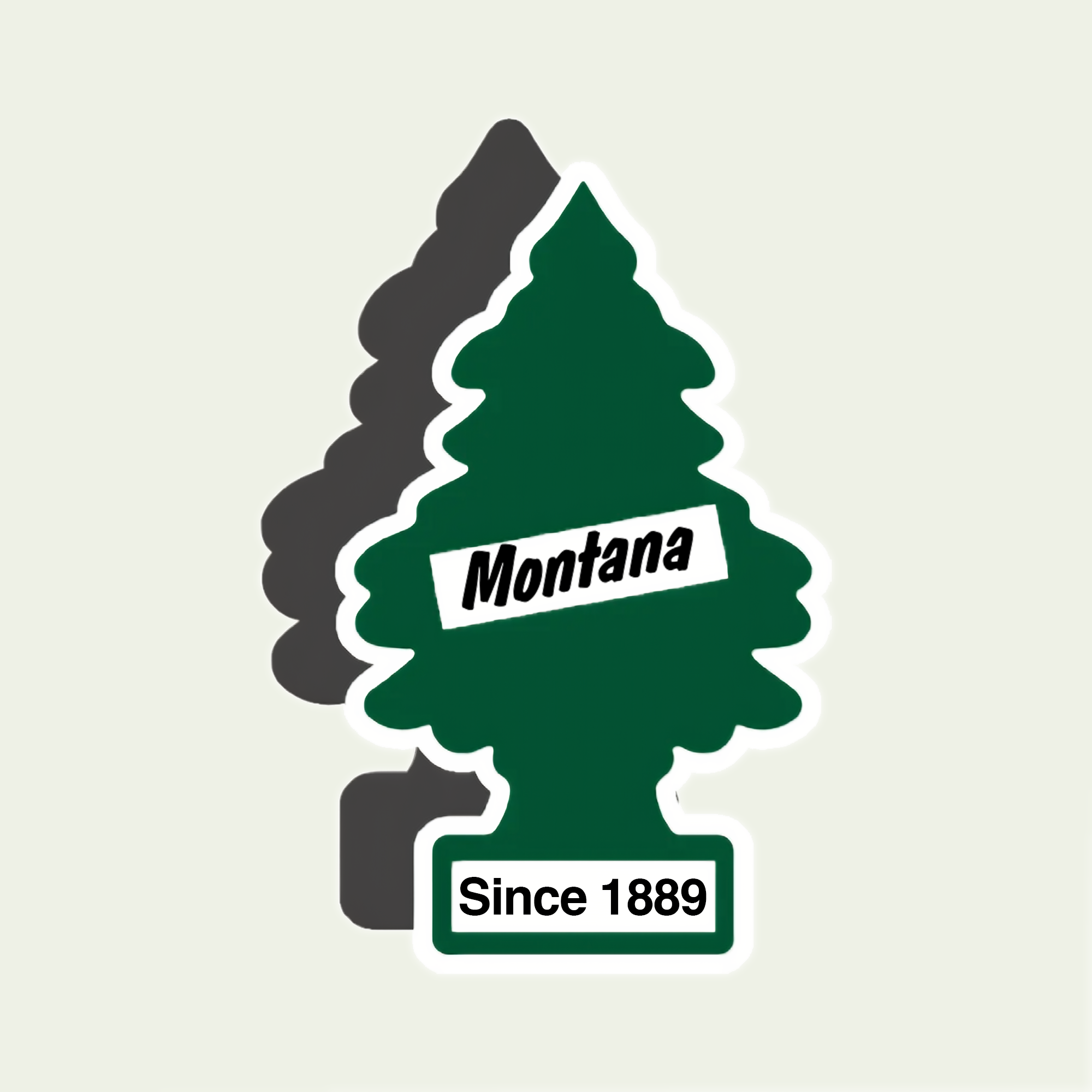 Montana Air Freshener Tree - 3" Tall Flexible Magnet