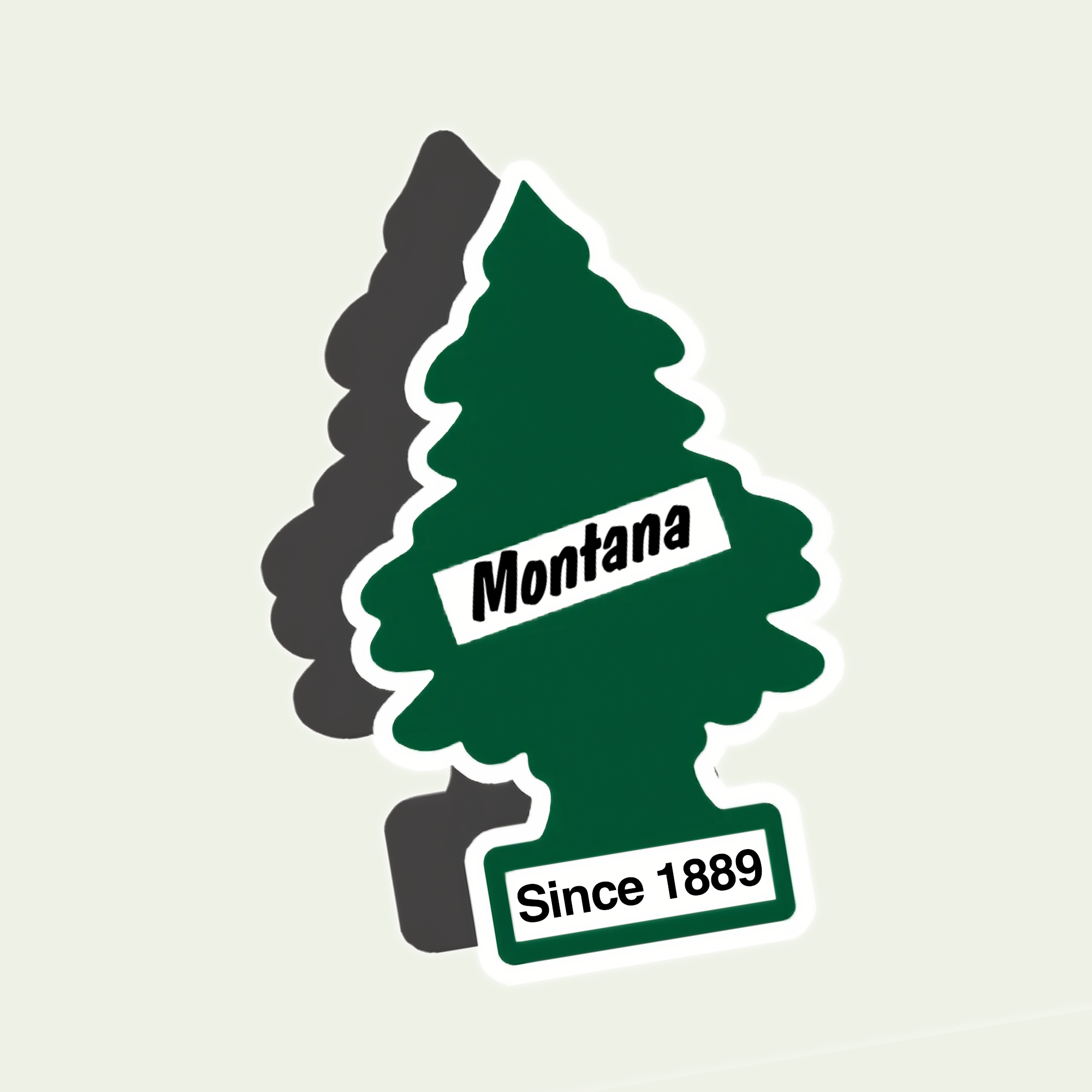 Montana Air Freshener Tree - 3" Tall Flexible Magnet