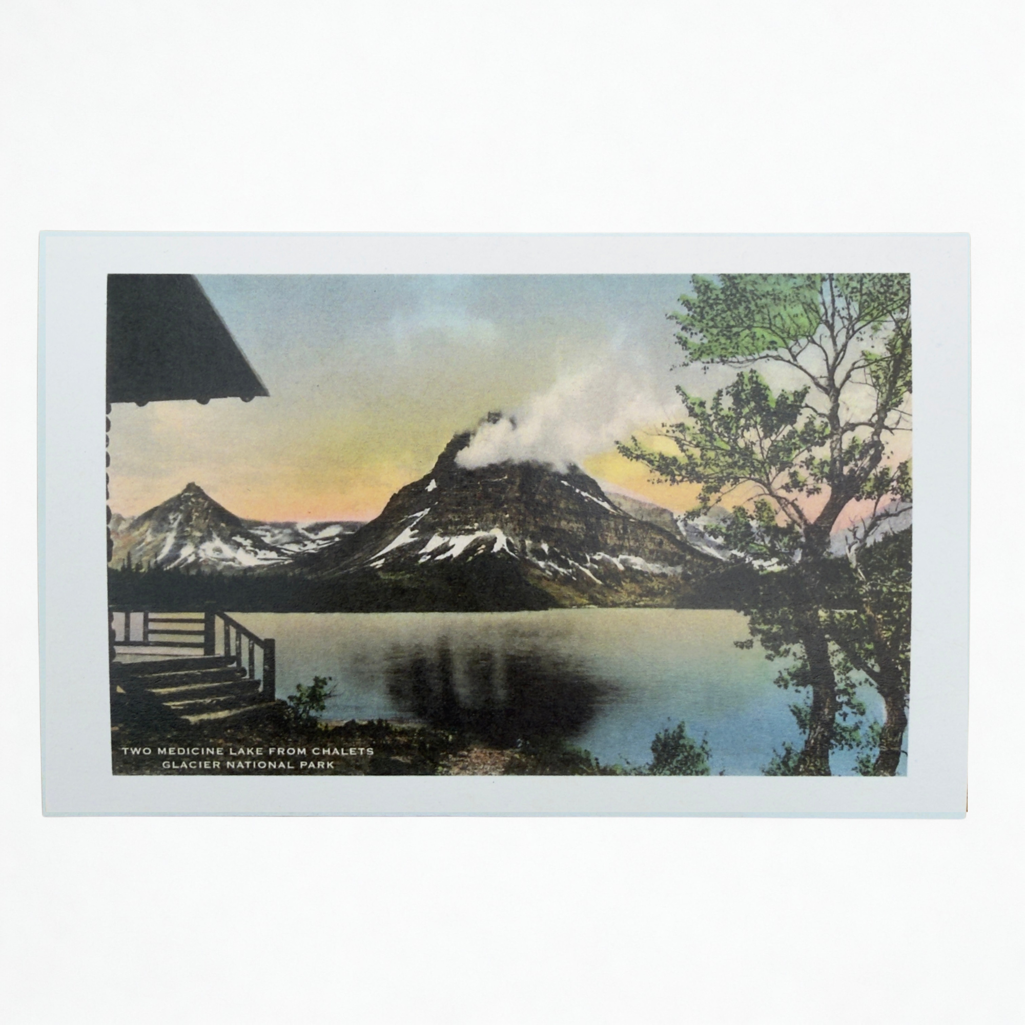 Two Medicine Lake - Glacier Postcard