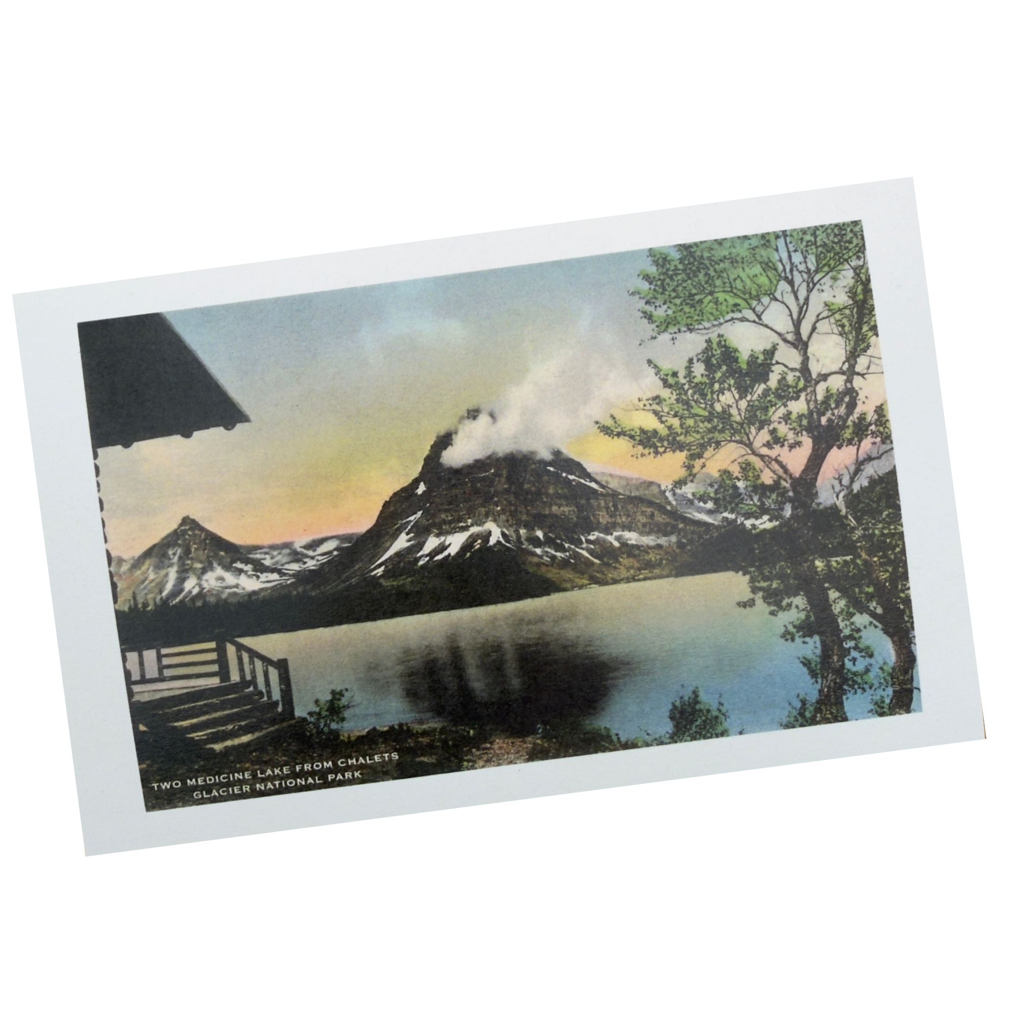 Two Medicine Lake - Glacier Postcard