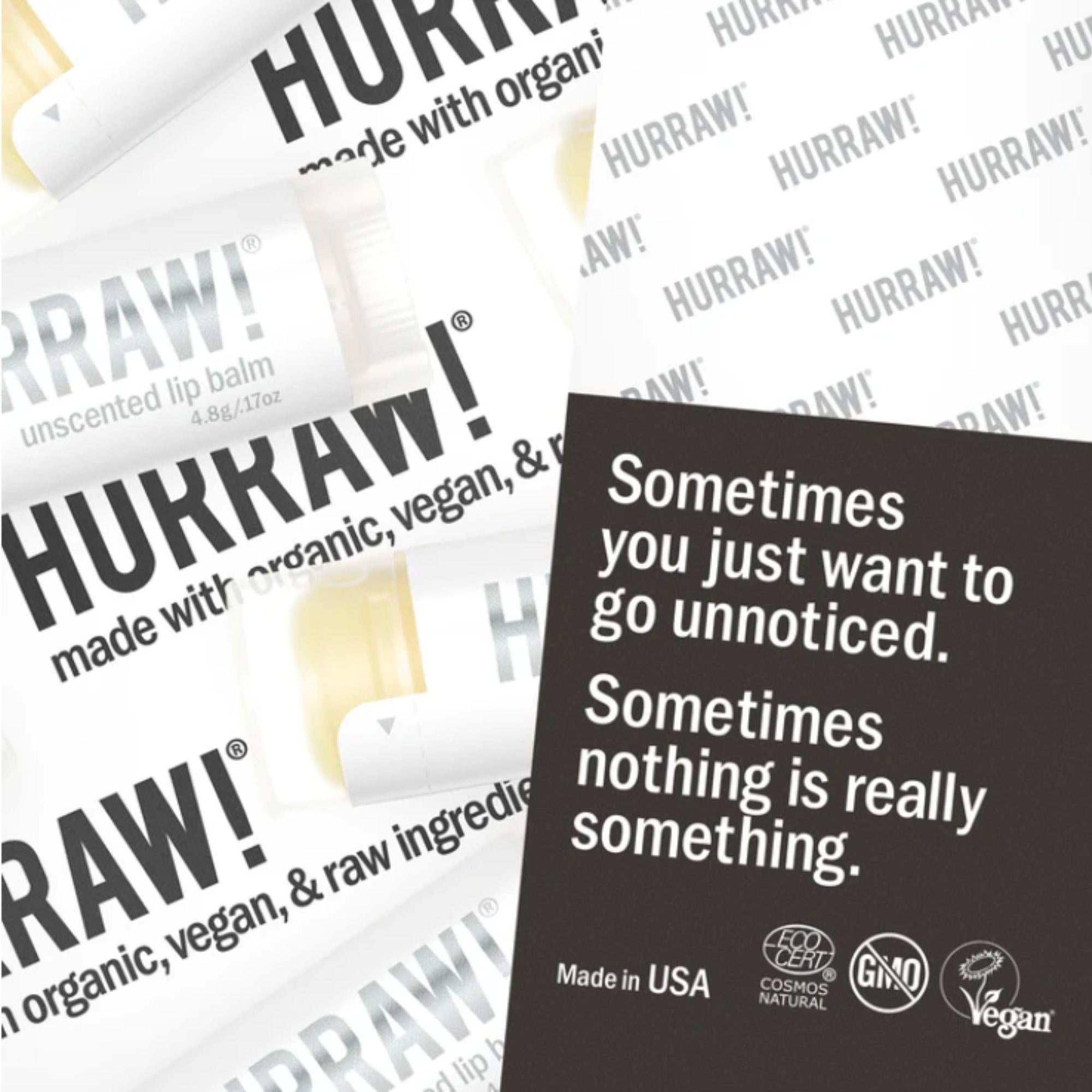 Unscented - Hurraw!® Lip Balm