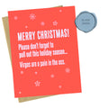 Virgos Are A Pain - Holiday Card