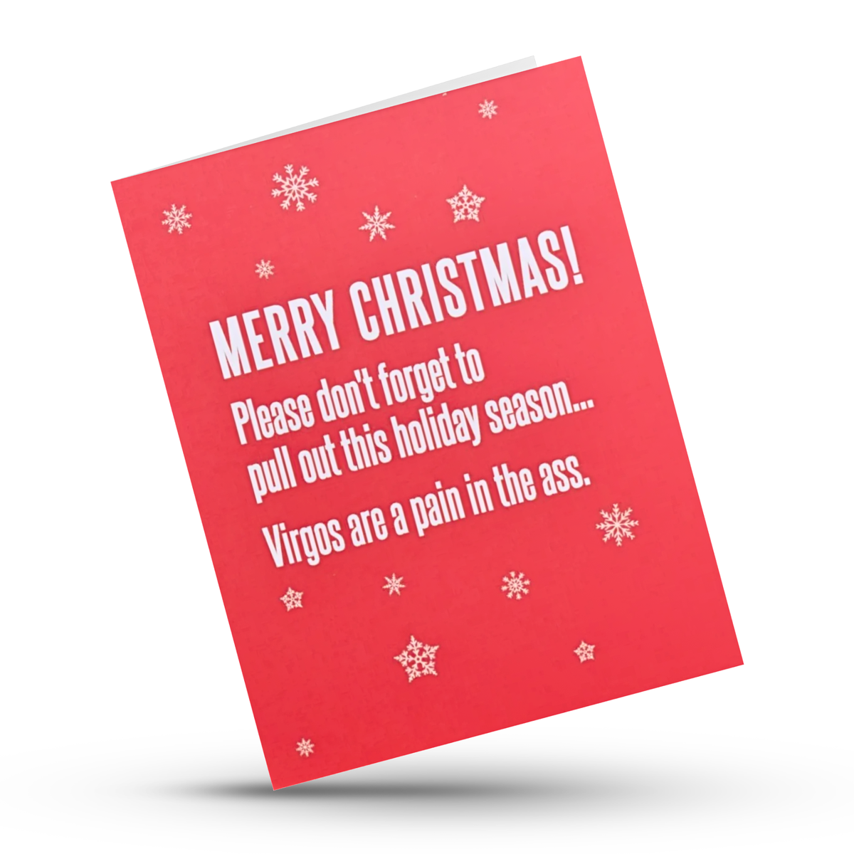 Virgos Are A Pain - Holiday Card
