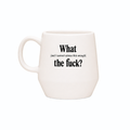 WTF? - 16oz Beige Ceramic Mug