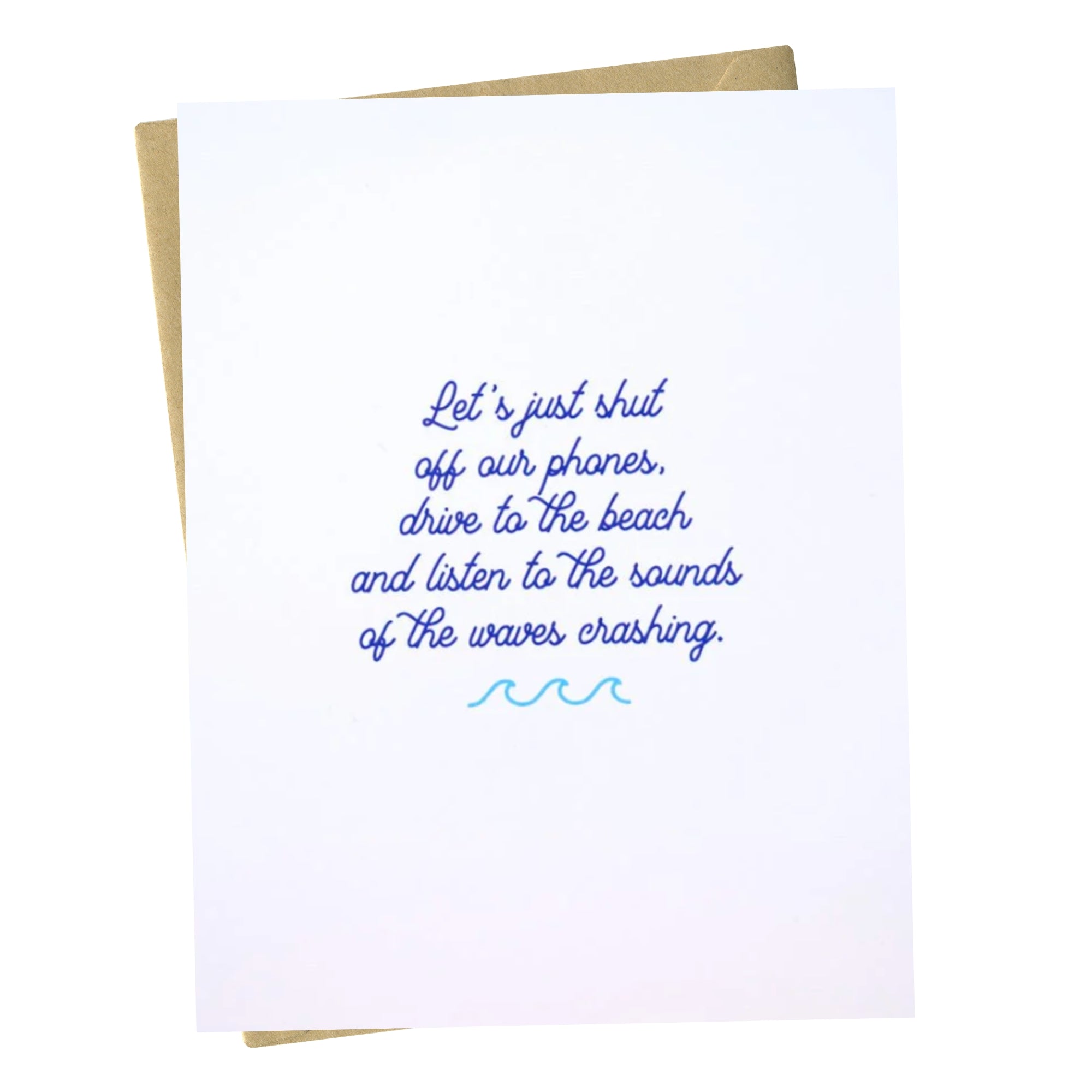 Let's Drive To The Beach - Love Card