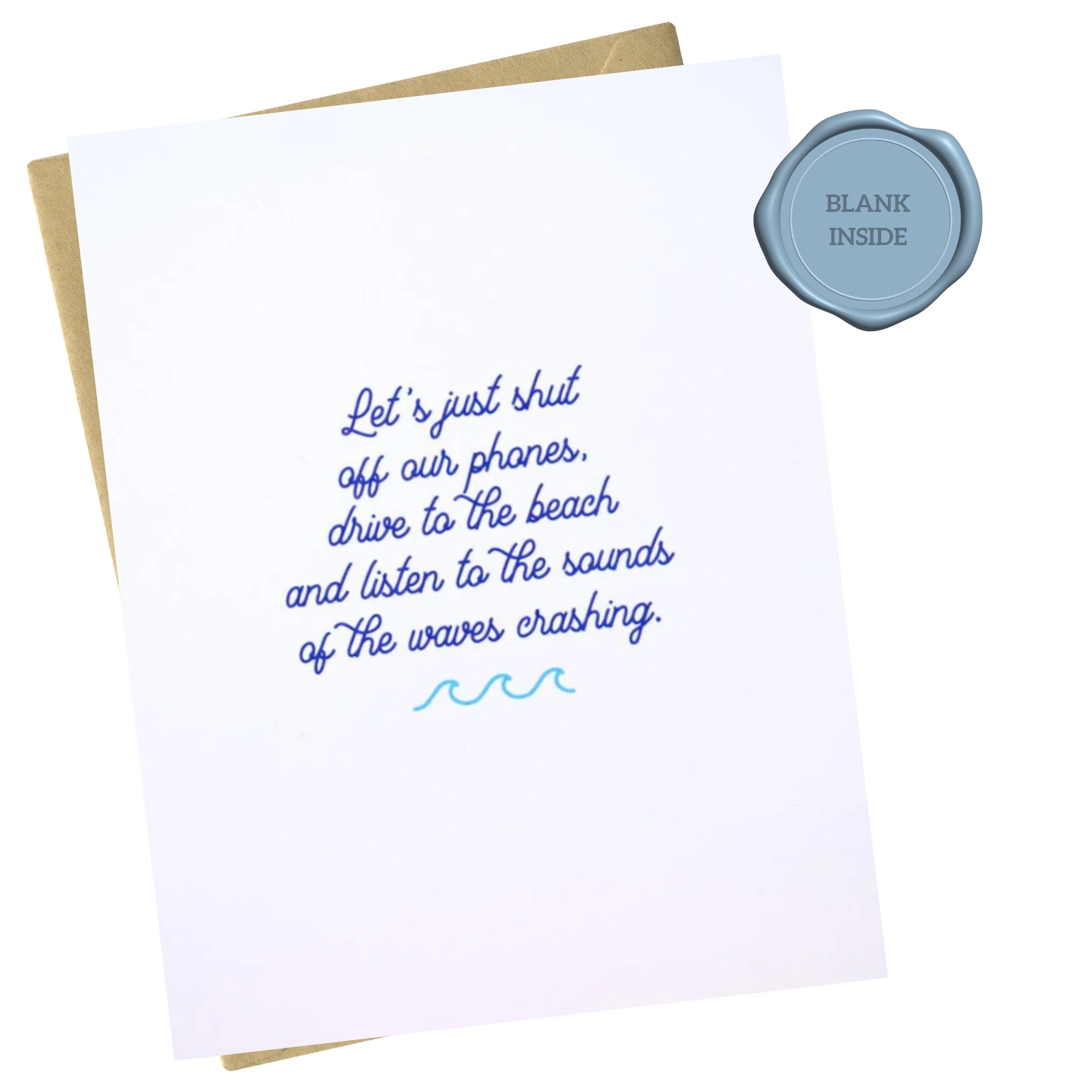 Let's Drive To The Beach - Love Card