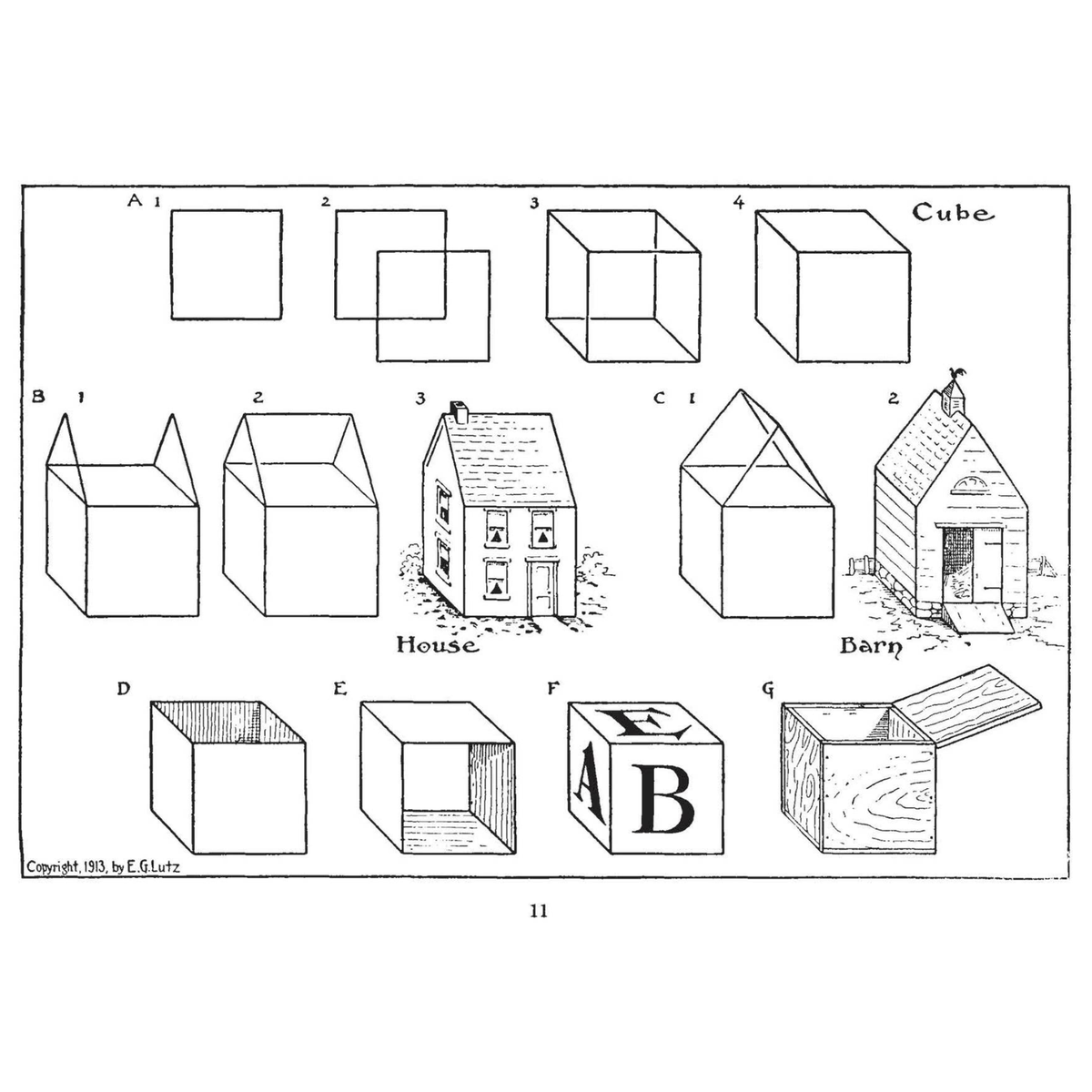 What to Draw and How to Draw It - Paperback Drawing Guide From 1913