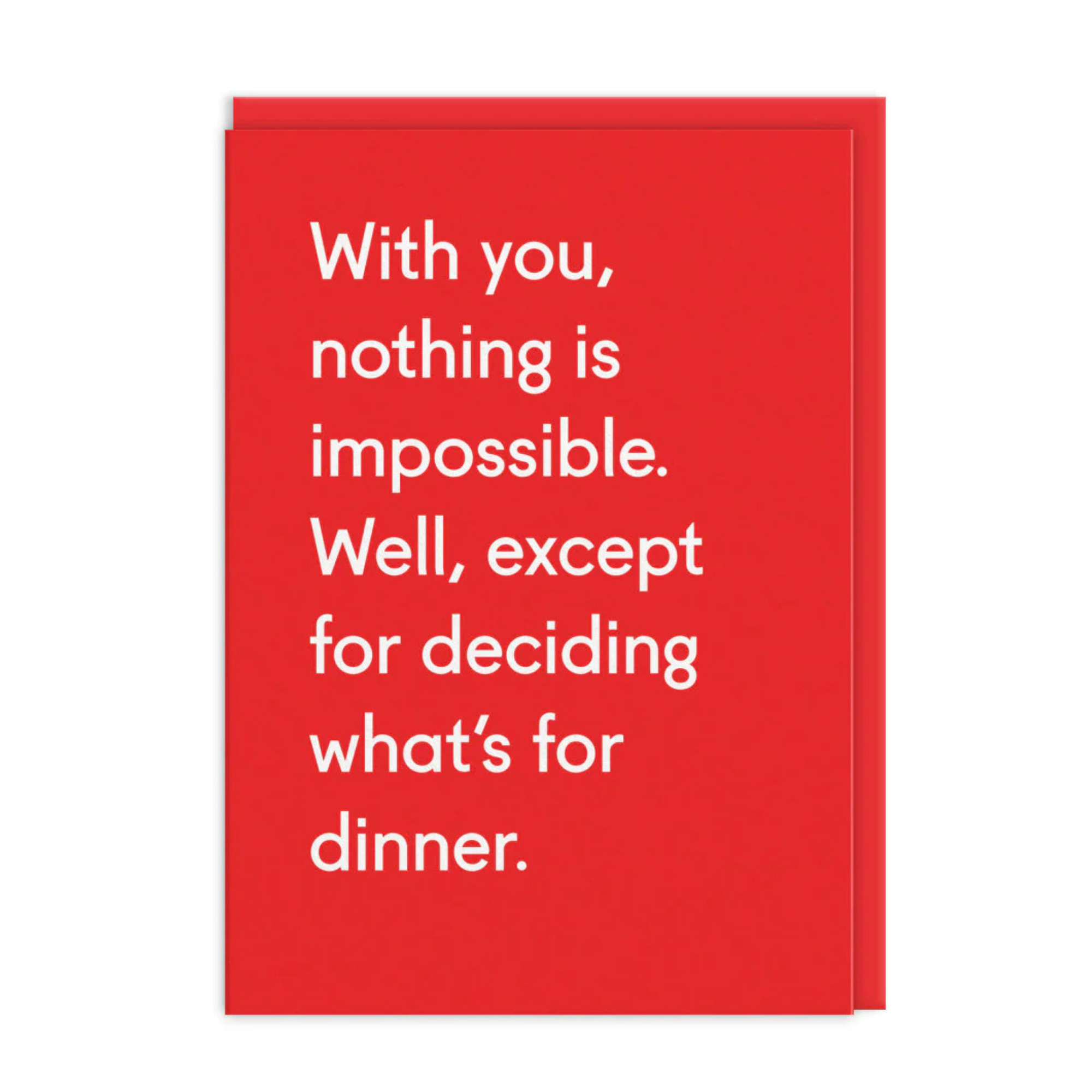 What's For Dinner - Love Card