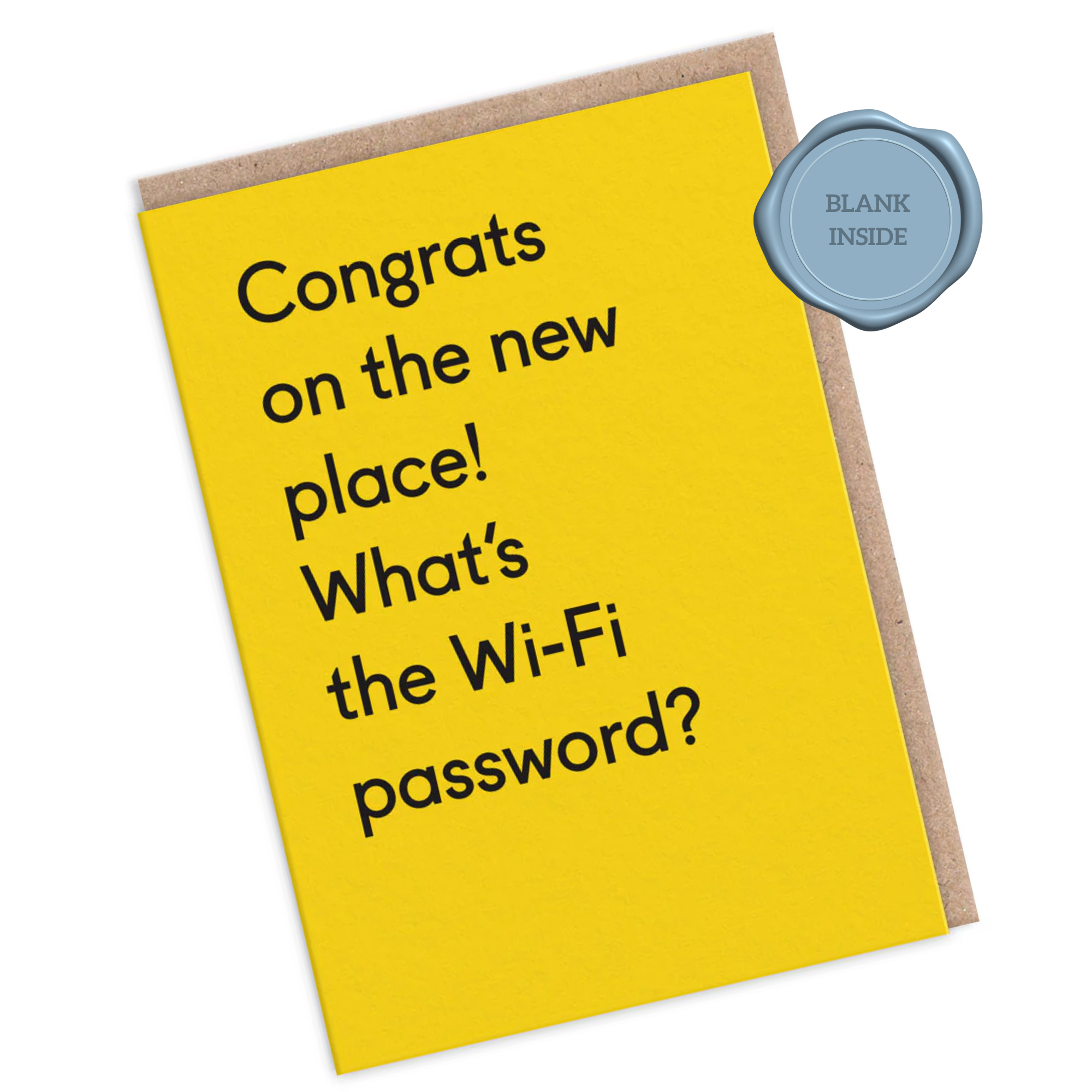 What's the Wi-Fi Password - Housewarming Card