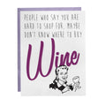 Where To Buy Wine - Just Because Card