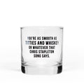 Titties And Whiskey - Whiskey Rocks Glass