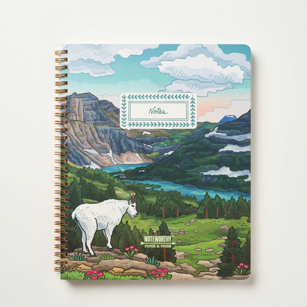 Glacier Park Notes - Ruled Notebook