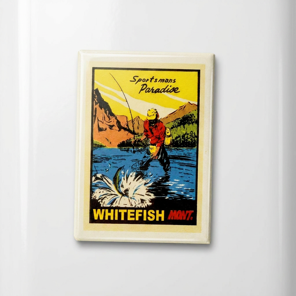 Sportsman Paradise - Whitefish Magnet