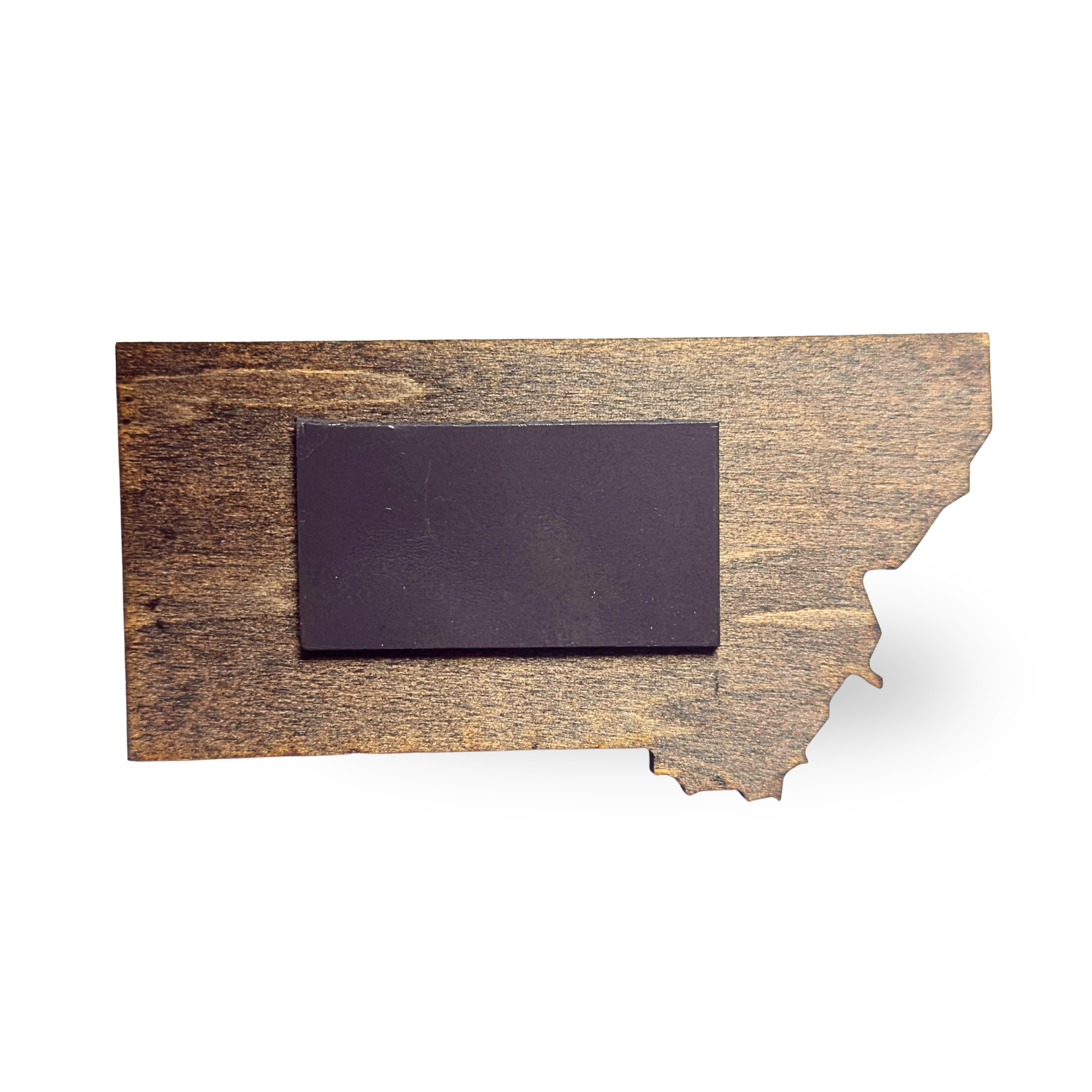 Whitefish, Montana Cut Out Heart - Wood Magnet
