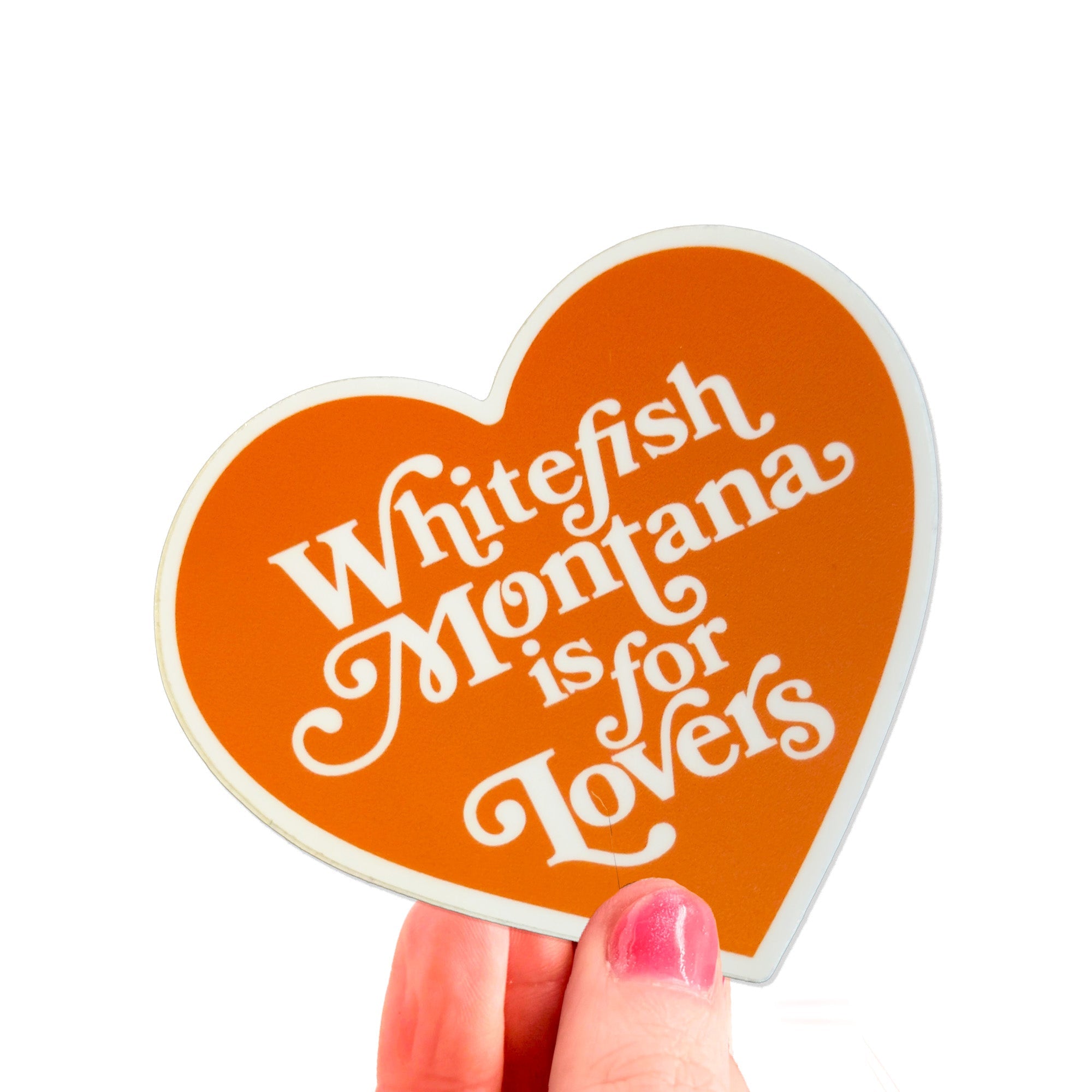Whitefish Is For Lovers - Sticker product photo