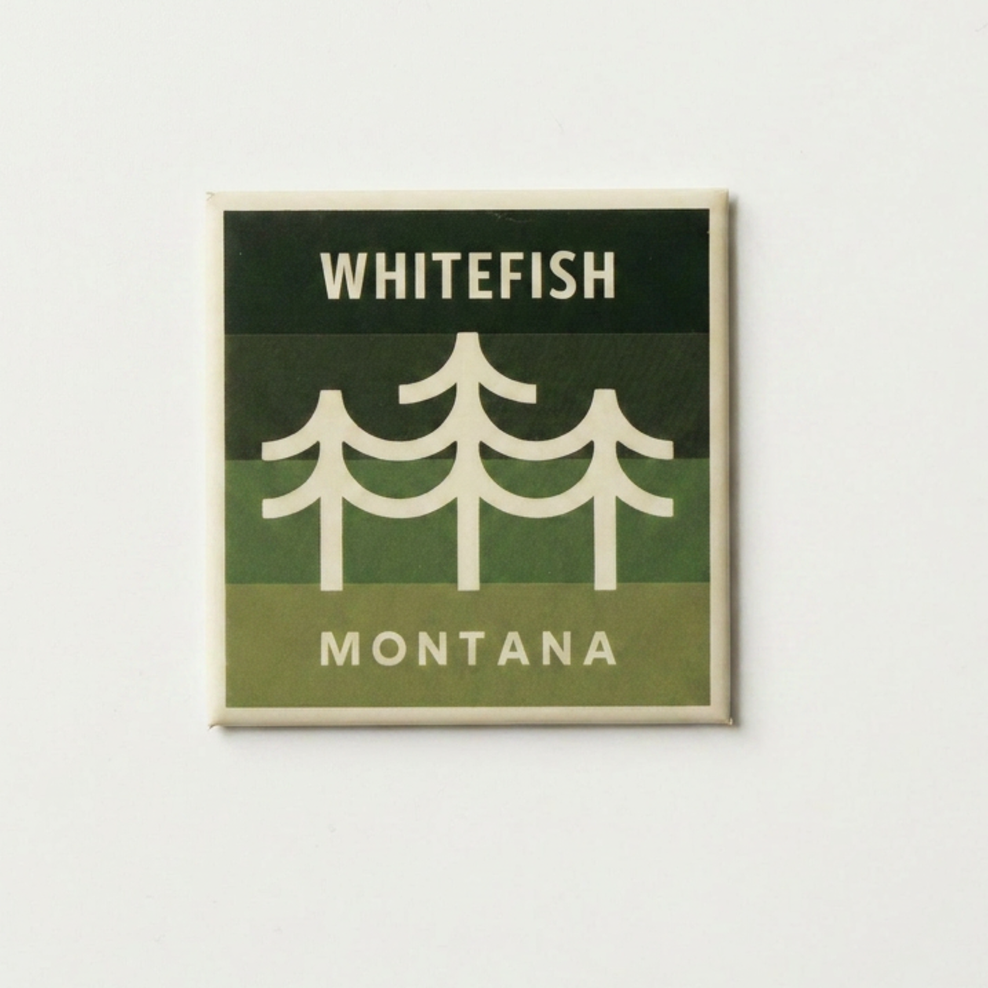 Whitefish Montana Trees - Fridge Magnet