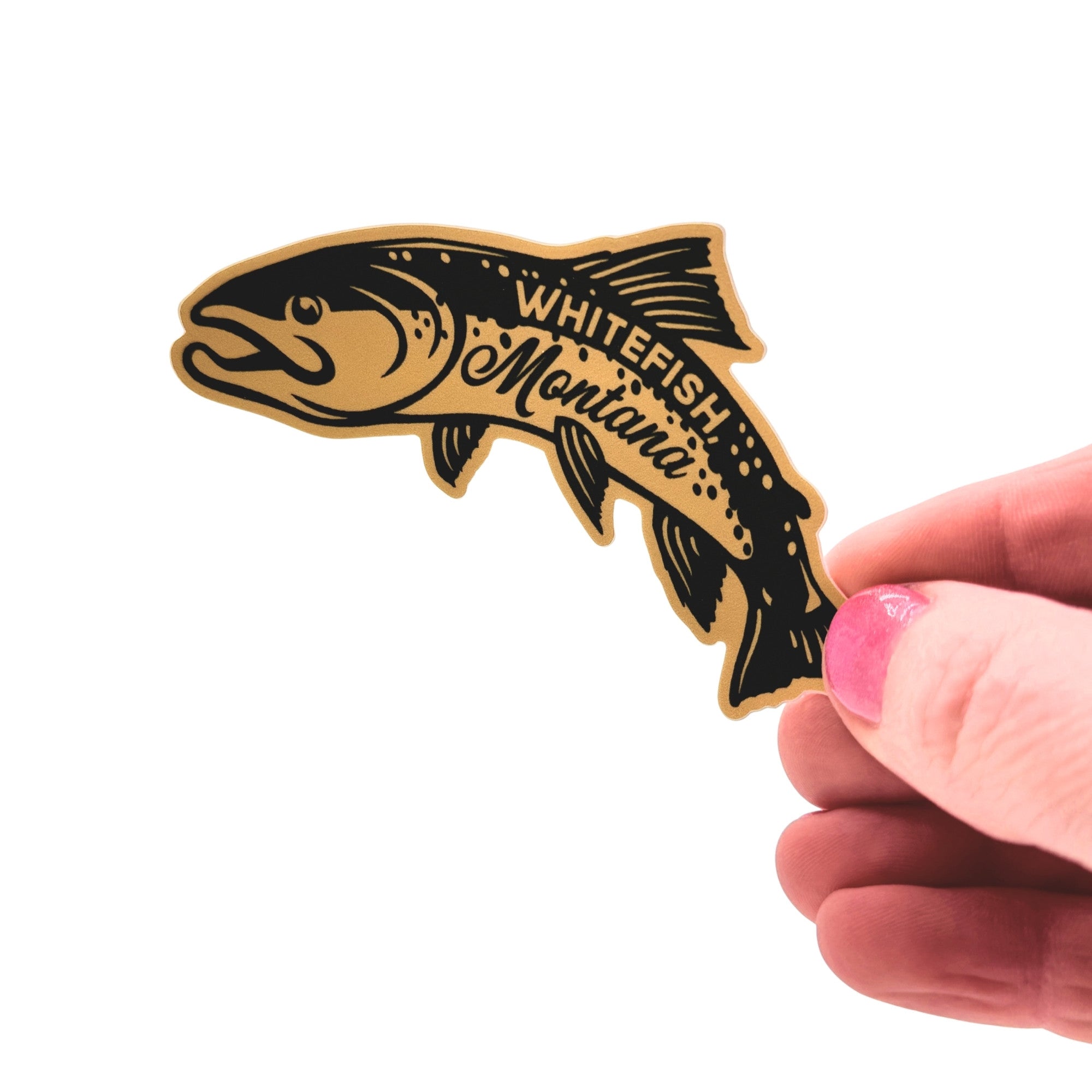 Fish Montana - Whitefish Sticker