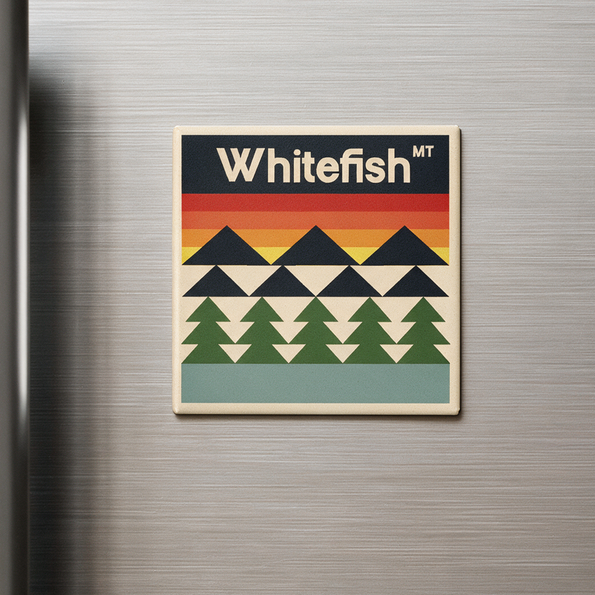 Whitefish Pendleton - Fridge Magnet