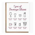 Wine Lover Beverage Glasses - Friendship Card
