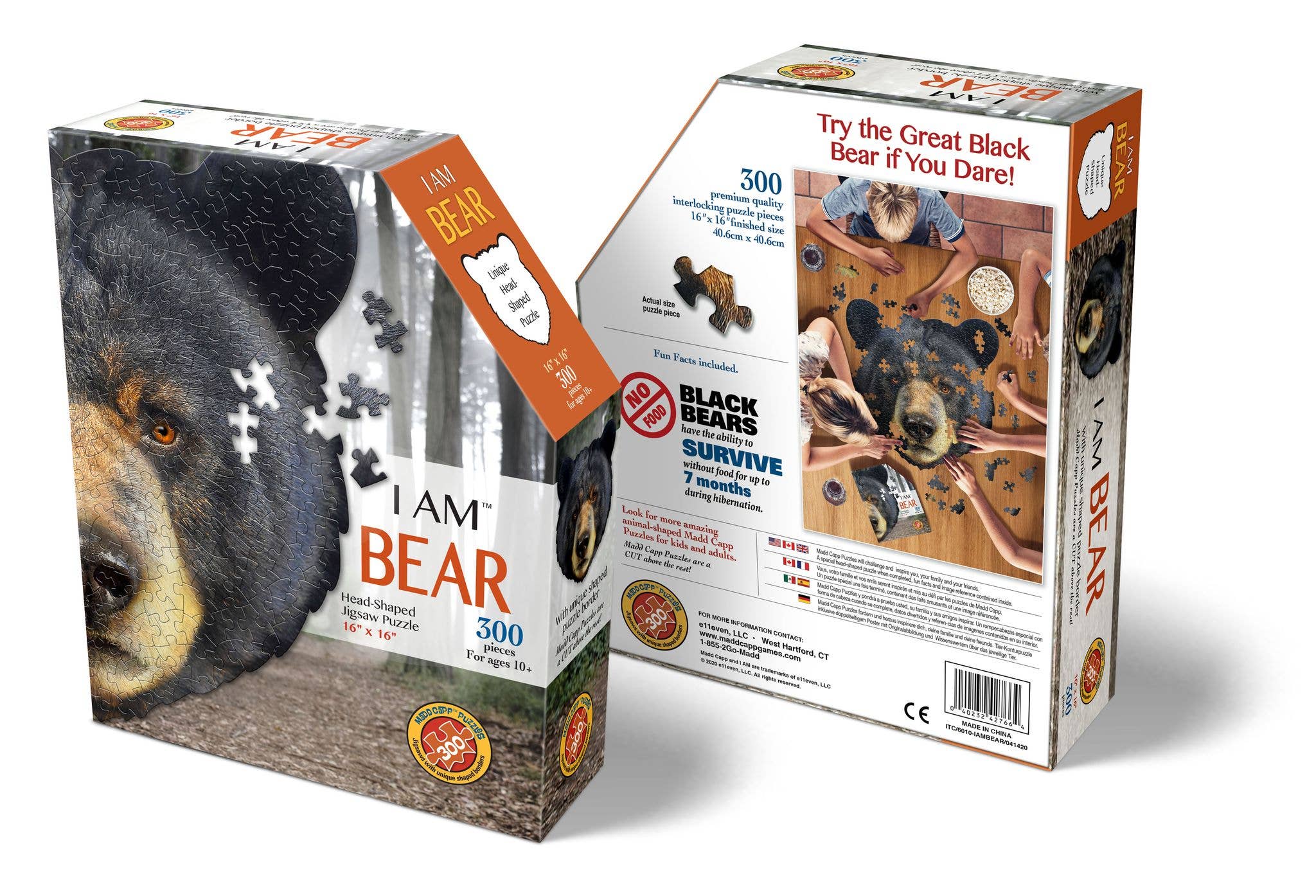 Black Bear - 300 Piece Jigsaw Puzzle
