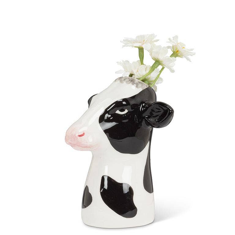 Black Bear - 3" Tall Ceramic Bud Vase