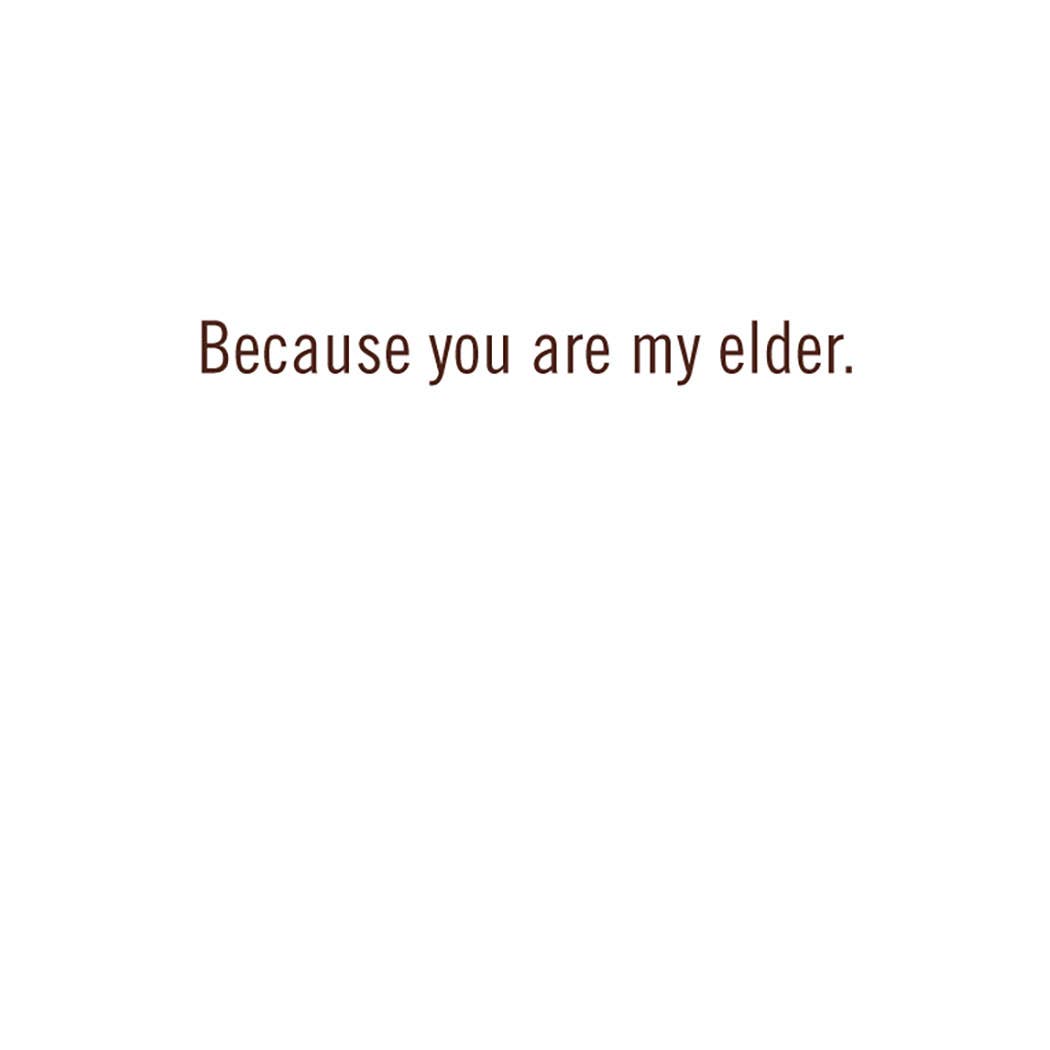 Respect Birthday Card