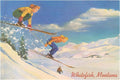 Skiing Moguls - Whitefish Magnet
