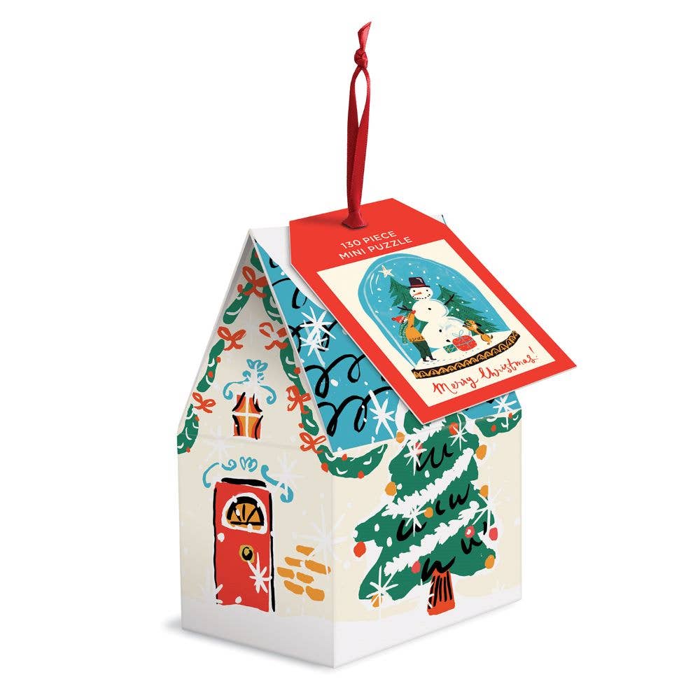 Snow Globe - 130-Piece Puzzle Ornament
