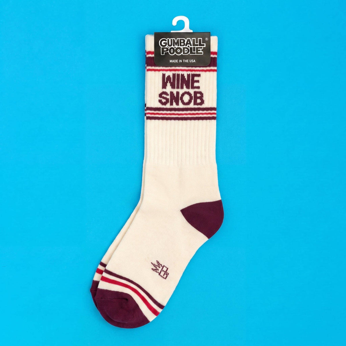 Wine Snob Unisex Gym Crew Socks