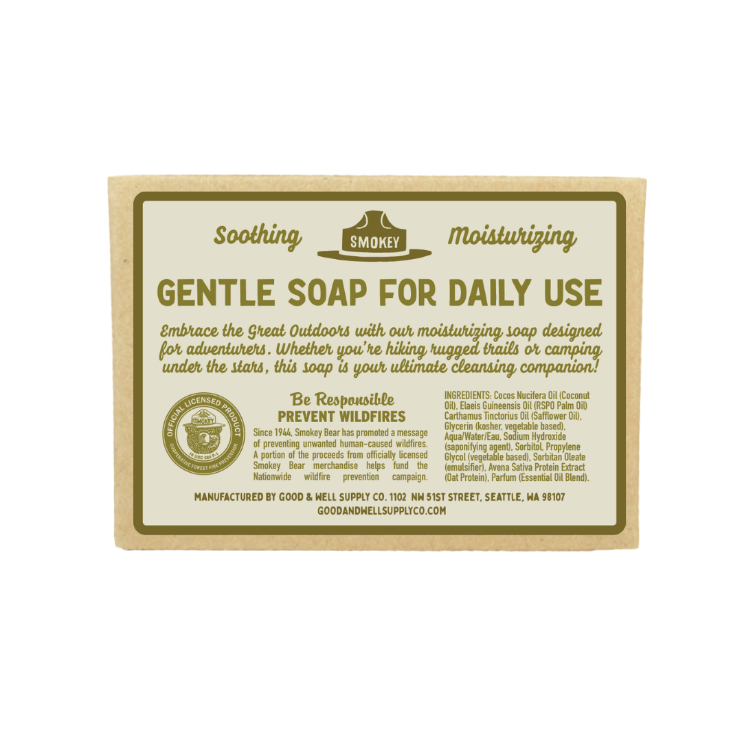 Smokey Bear - Lime + Lavender Bar Soap