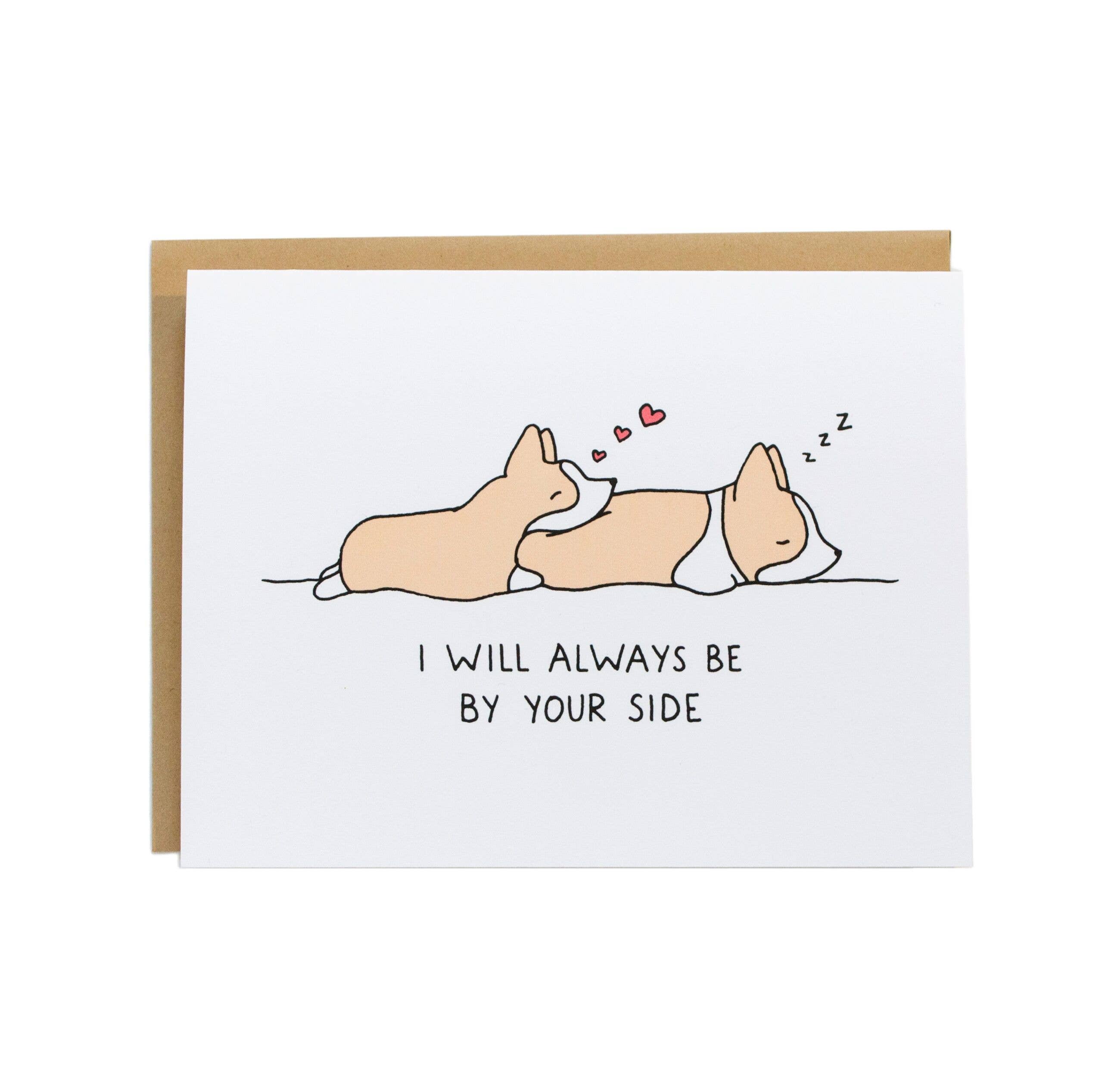 Always By Your Side - Birthday Card Love Card Tiffbits