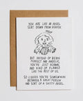 Angel To Me - Greeting Card Greeting Card Mountain vs Plains