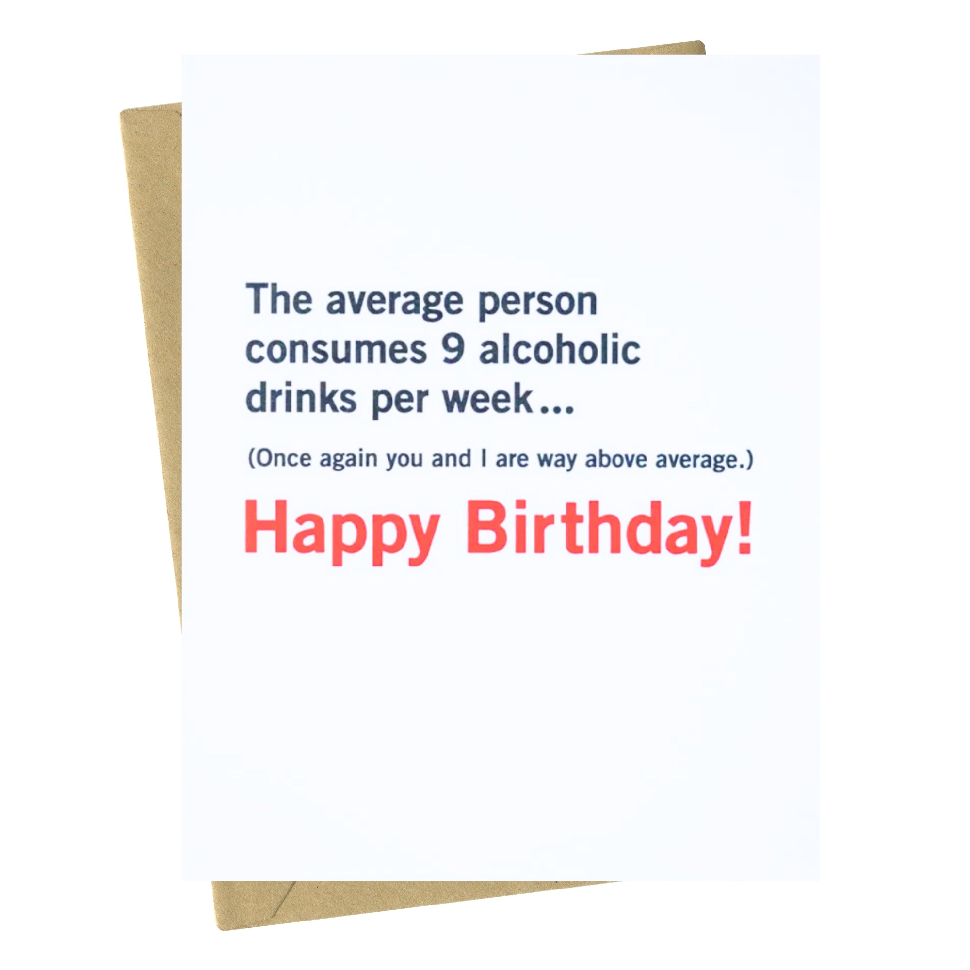 Above Average - Birthday Card