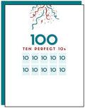 Ten Perfect 10s — Card
