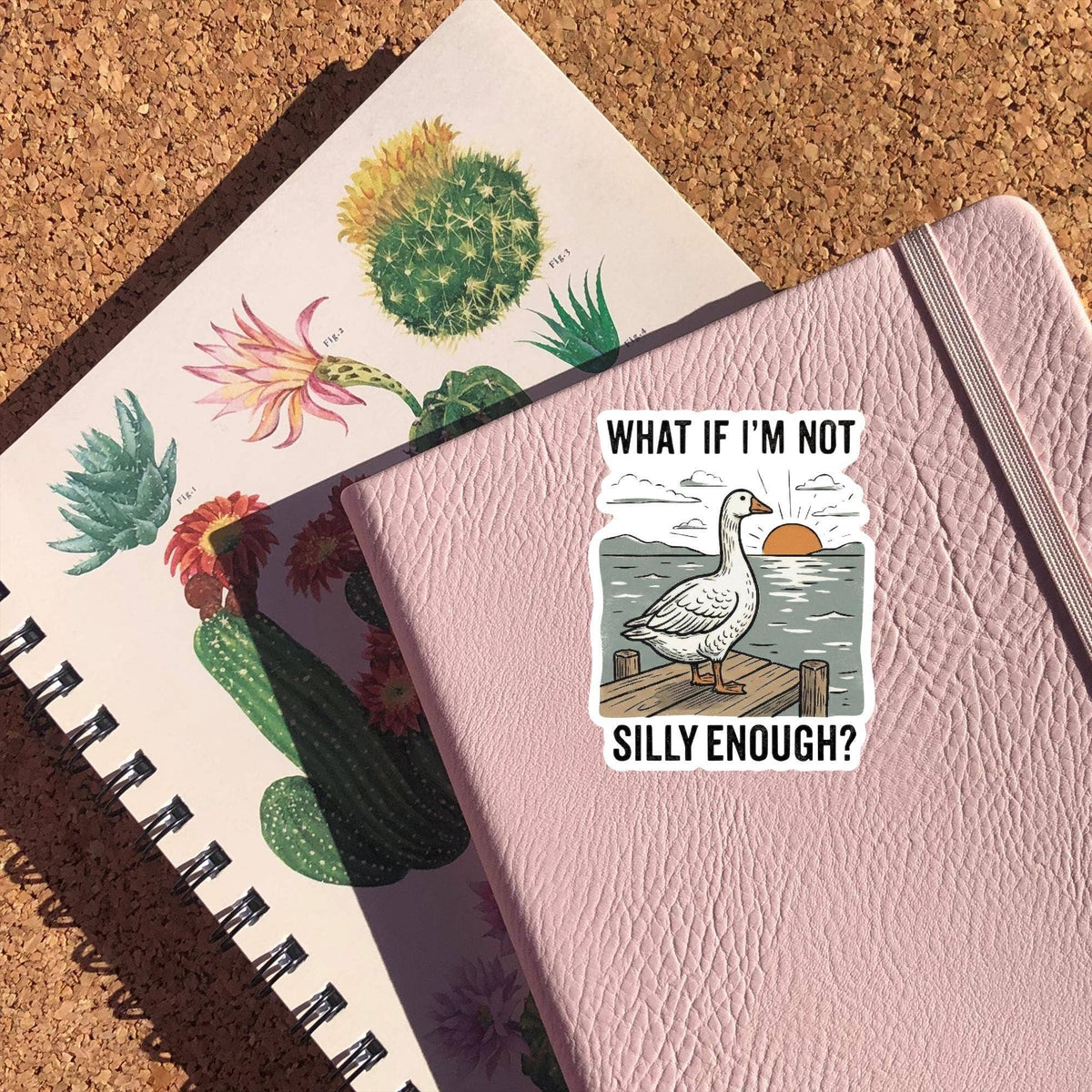 What If I'm Not Silly Enough 3 inch vinyl sticker, from The Ruddy Duck in Whitefish, Montana