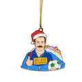Ted Lasso Believe in Santa - Enamel Christmas Ornament