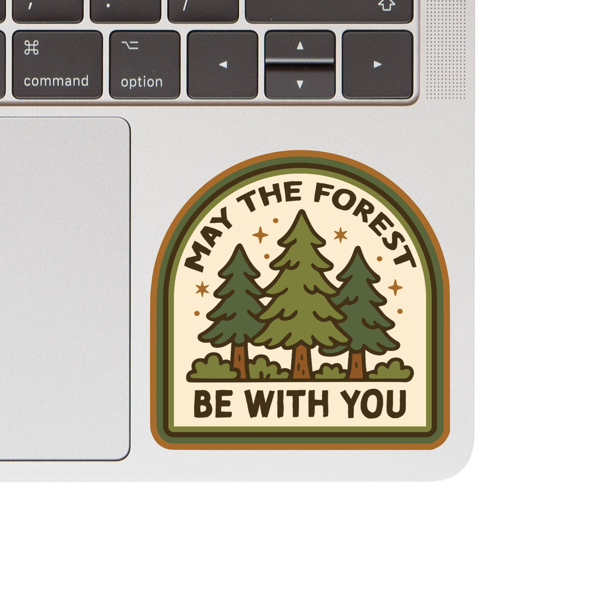 Unplug nature trees vinyl sticker from The Ruddy Duck in Whitefish, Montana, alternate view