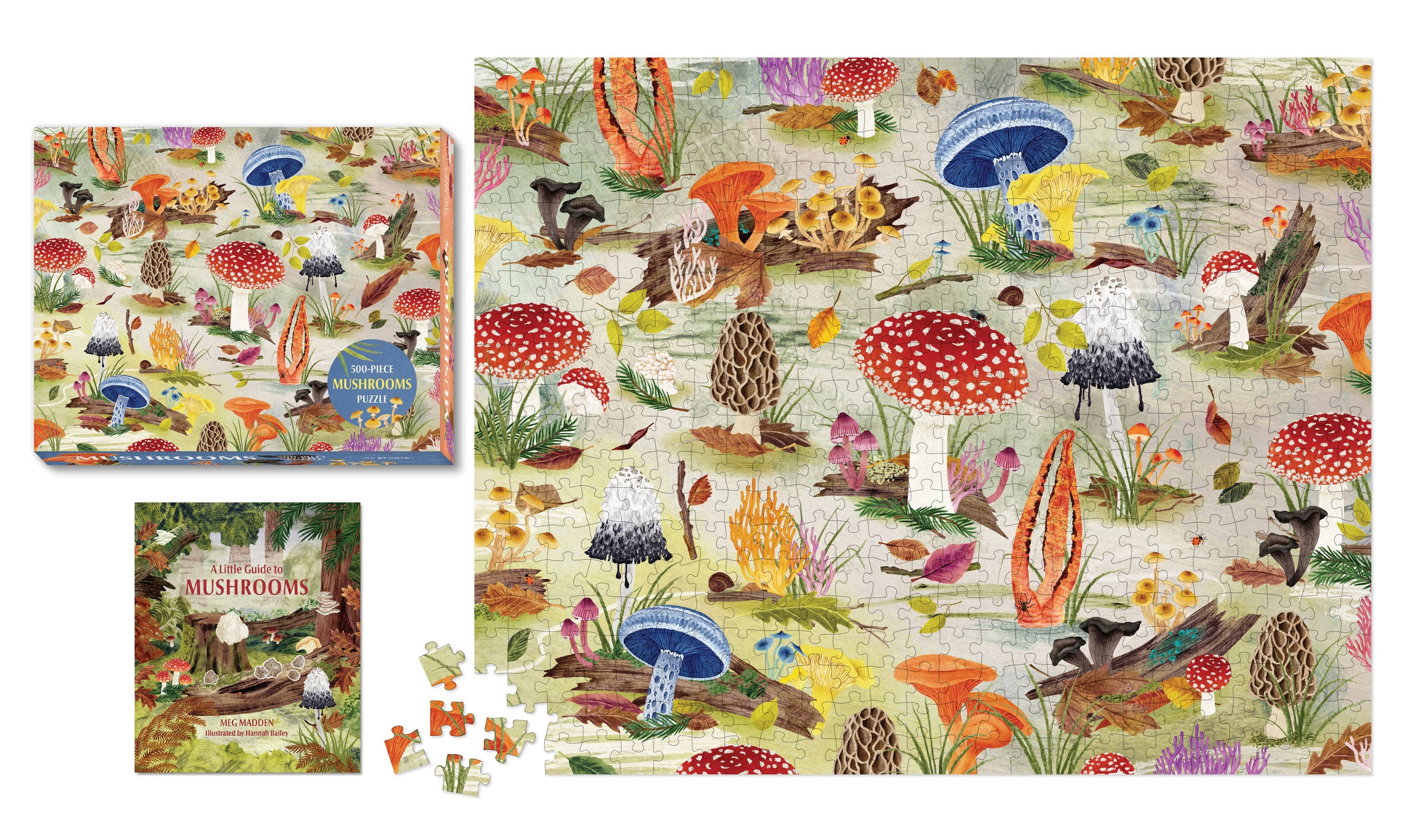 Mushrooms - 500 Piece Jigsaw Puzzle