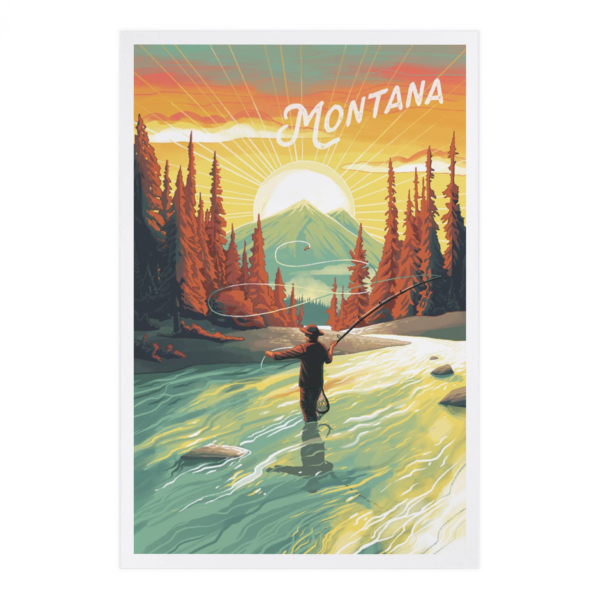 This Is Living - Montana Postcard