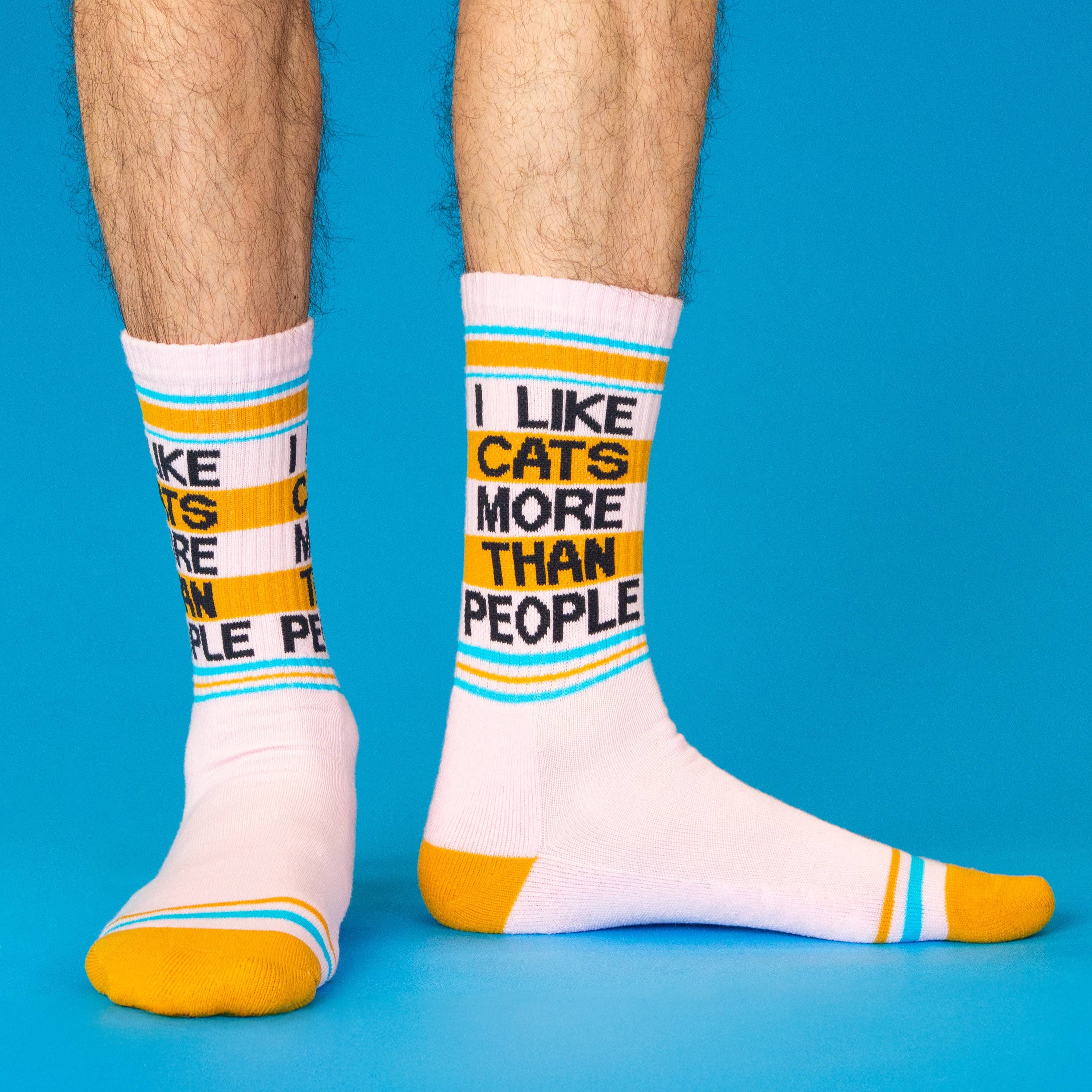 Like Cats More - Unisex Comfy Socks