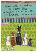 Teach Us How to Love - Pet Sympathy Card