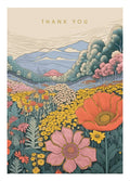Mountain Blooms - Thank You Card