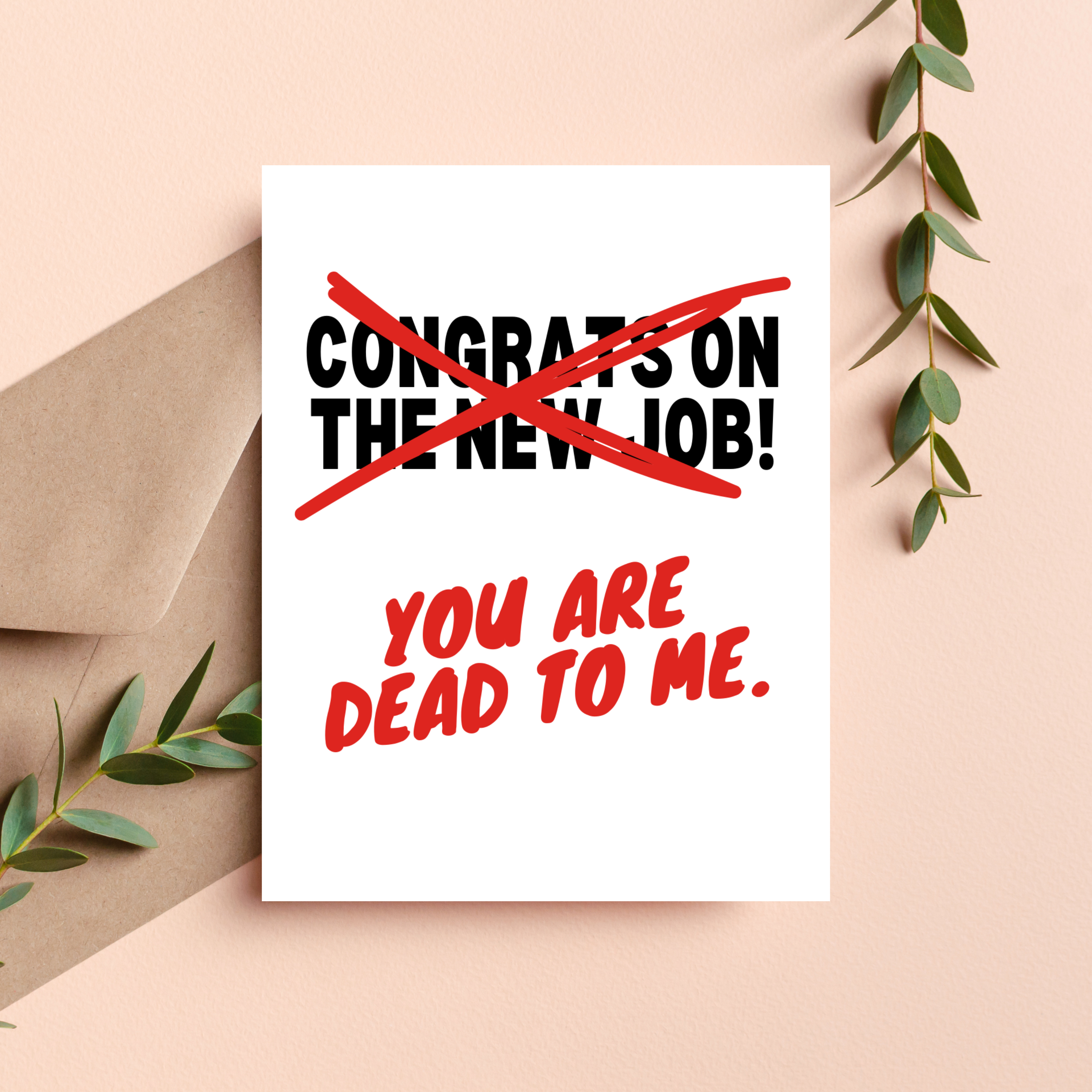Dead to Me ... New Job Card