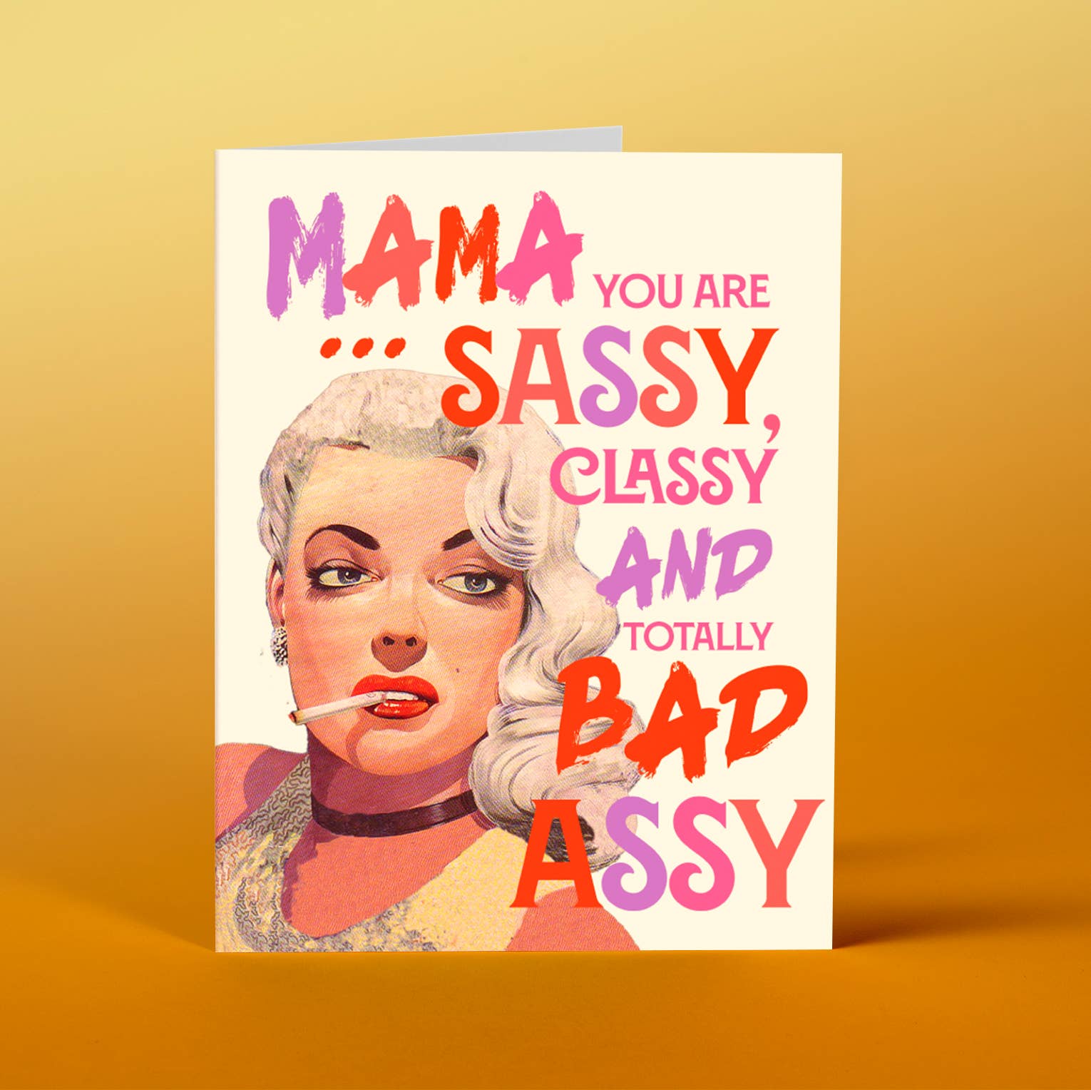 Classy Badassy — Card Friendship Card Offensive Delightful