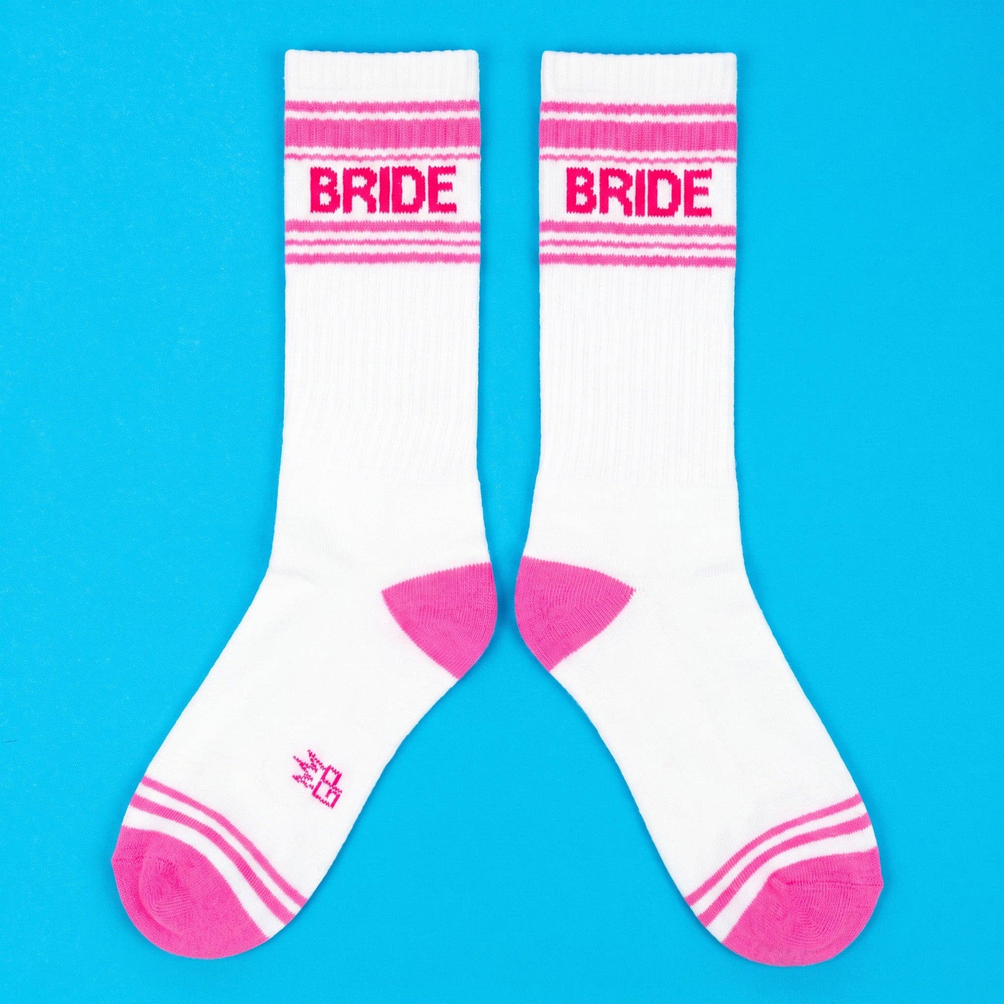 Bride gym crew socks, alternate view