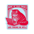 Working Kitty Cat - Vinyl Sticker