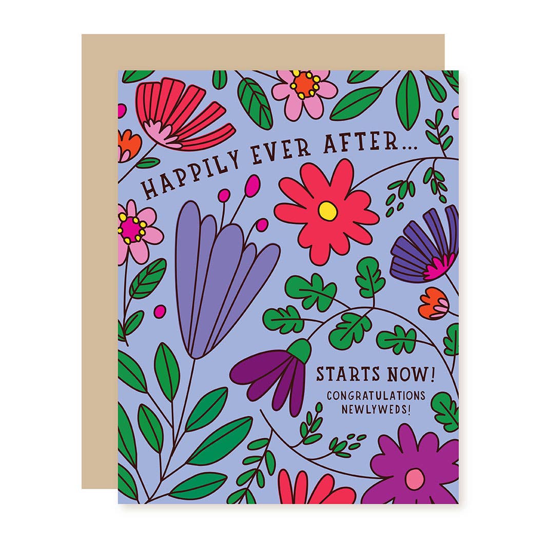 Happily Ever After - Newlywed Card