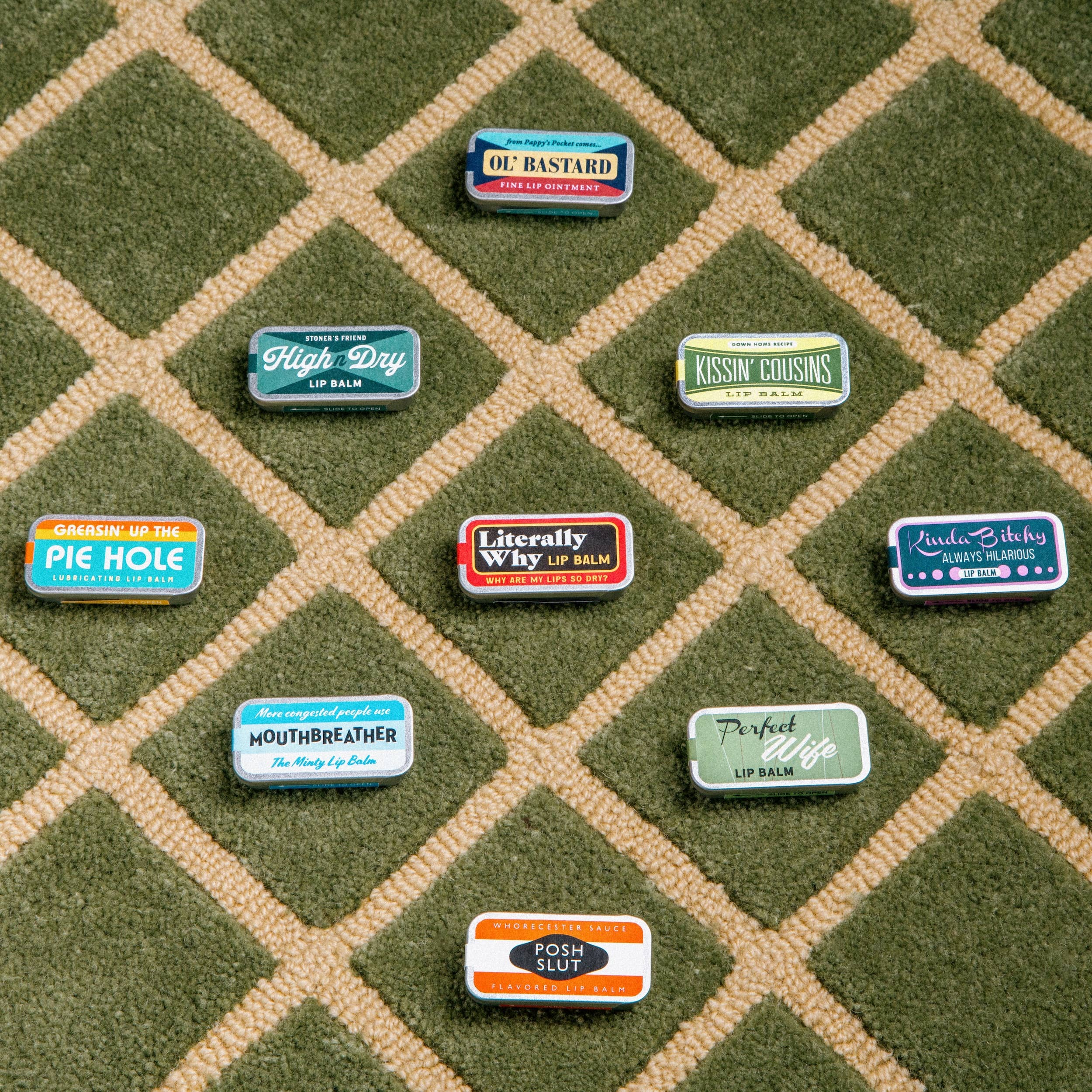 Trophy Husband - Blue Raspberry Lip Balm Tin