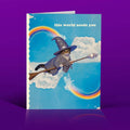 World Needs You Cat — Card