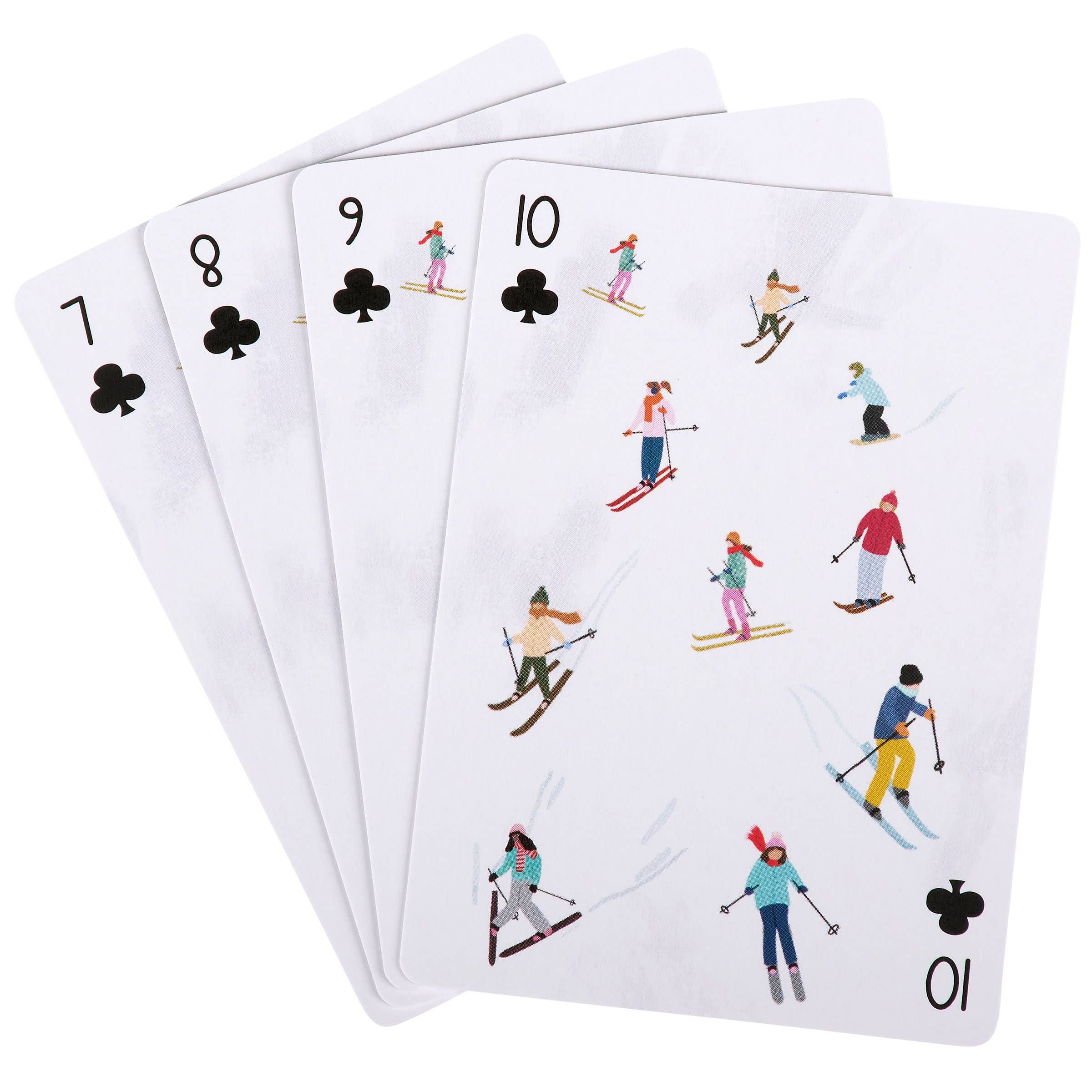 Skiing ... Playing Cards